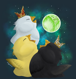 FFXIV Three Fat Chocobo Moon FFXIV Three Fat Chocobo Moon