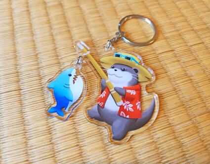FFXIV Abroader Otter & Major General Charm FFXIV Abroader Otter & Major General Charm