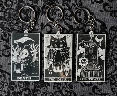 Ghost Pokemon Tarot Charms Ghost Pokemon Tarot Charms